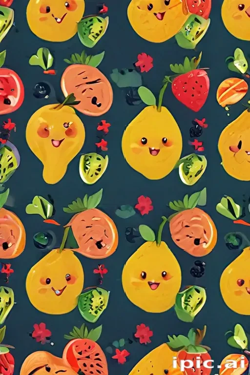 cute fruit backgrounds