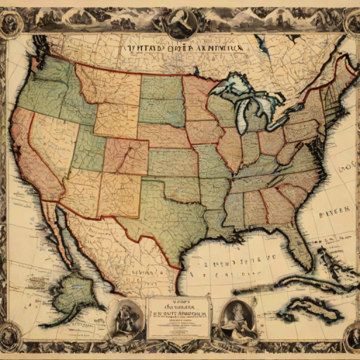 map of united states of america