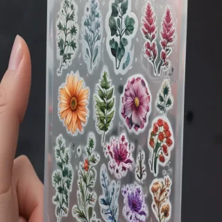 aesthetic transparent stickers