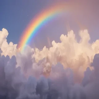 cute rainbow background