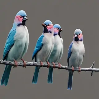 birds transparent