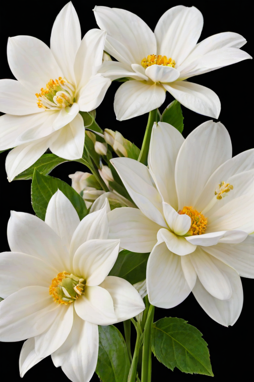 white flowers png transparent