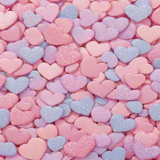 aesthetic hearts wallpaper