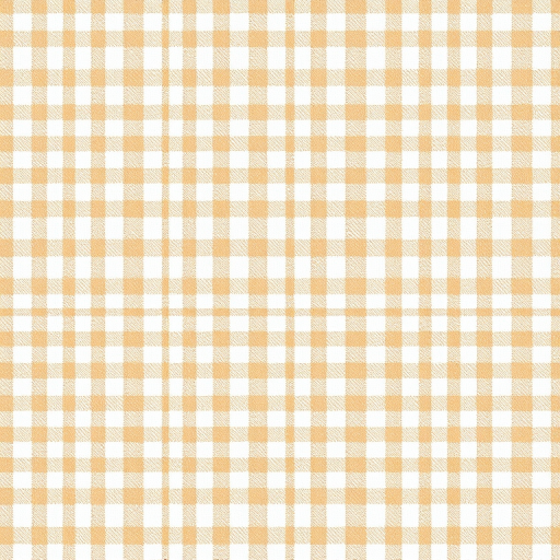 Create a seamless pattern of a light brown and white gingham check fabric, captured with a DSLR camera at f/8 aperture, ISO 100, 50mm lens, in soft natural light for an even texture and vibrant colors.