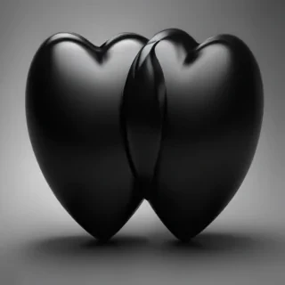 black hearts background