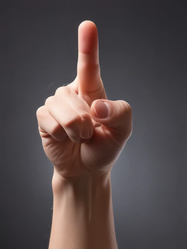 you pointing finger