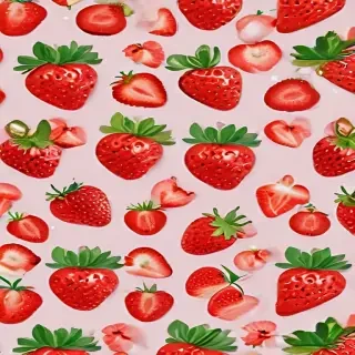 strawberry background aesthetic