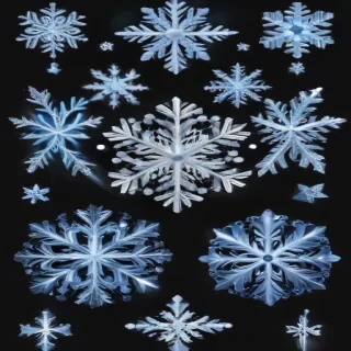 snowflake clipart free
