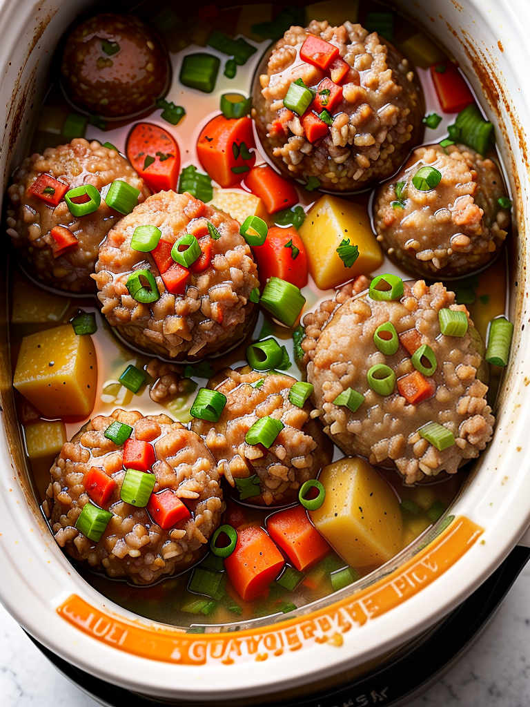ground pork crock pot recipe