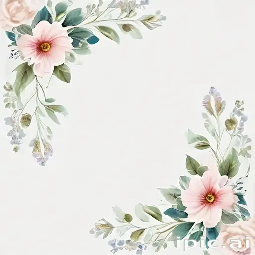 flower transparent border