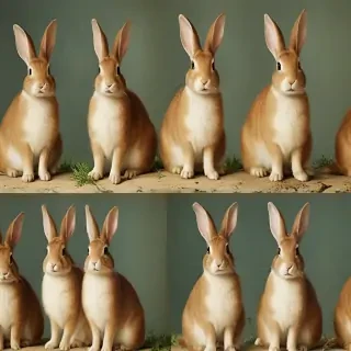vintage rabbit images