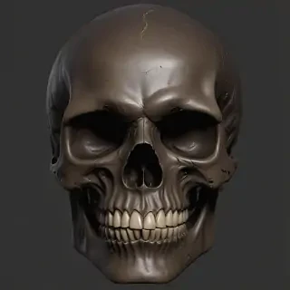 skull face png