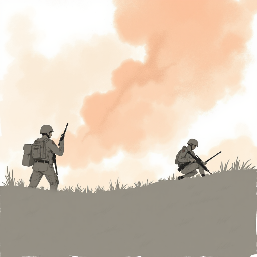 soldiers drawing