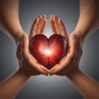 heart hands clipart