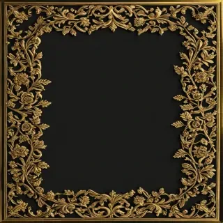 golden border