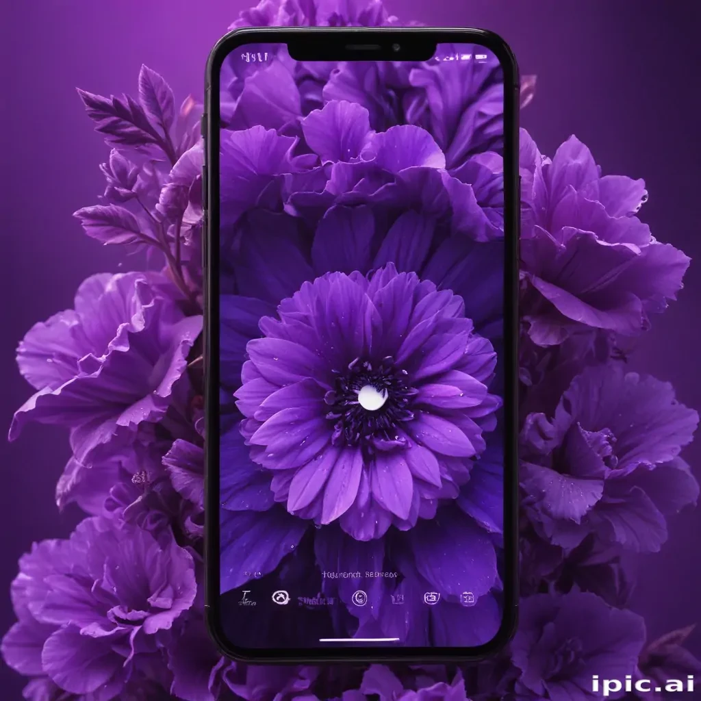 purple lockscreen