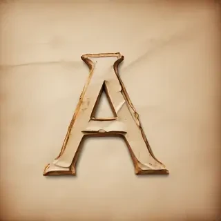 letter a png