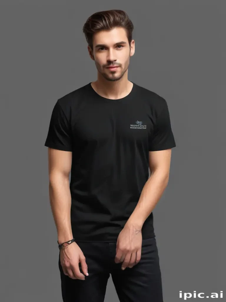 black tee png