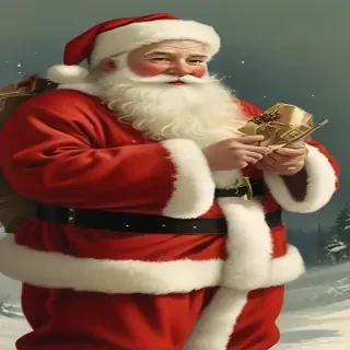 vintage santa image