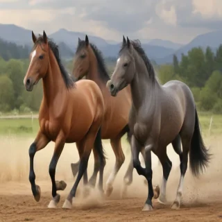 horses clip art