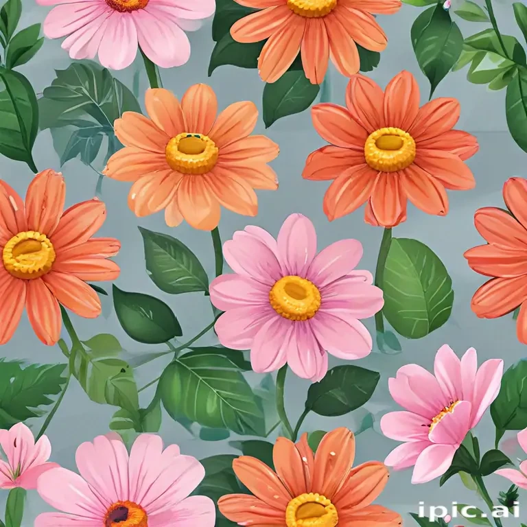 cartoon flowers png