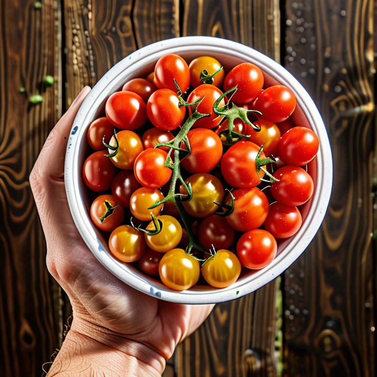 how many cherry tomatoes in a pint