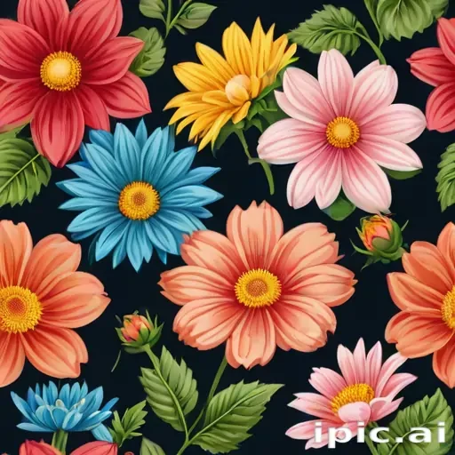 flowers clip art transparent background