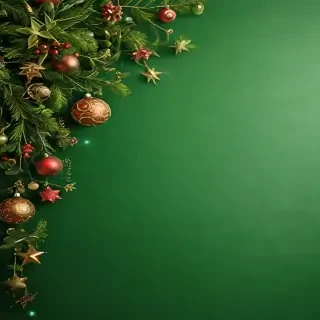 christmas background green
