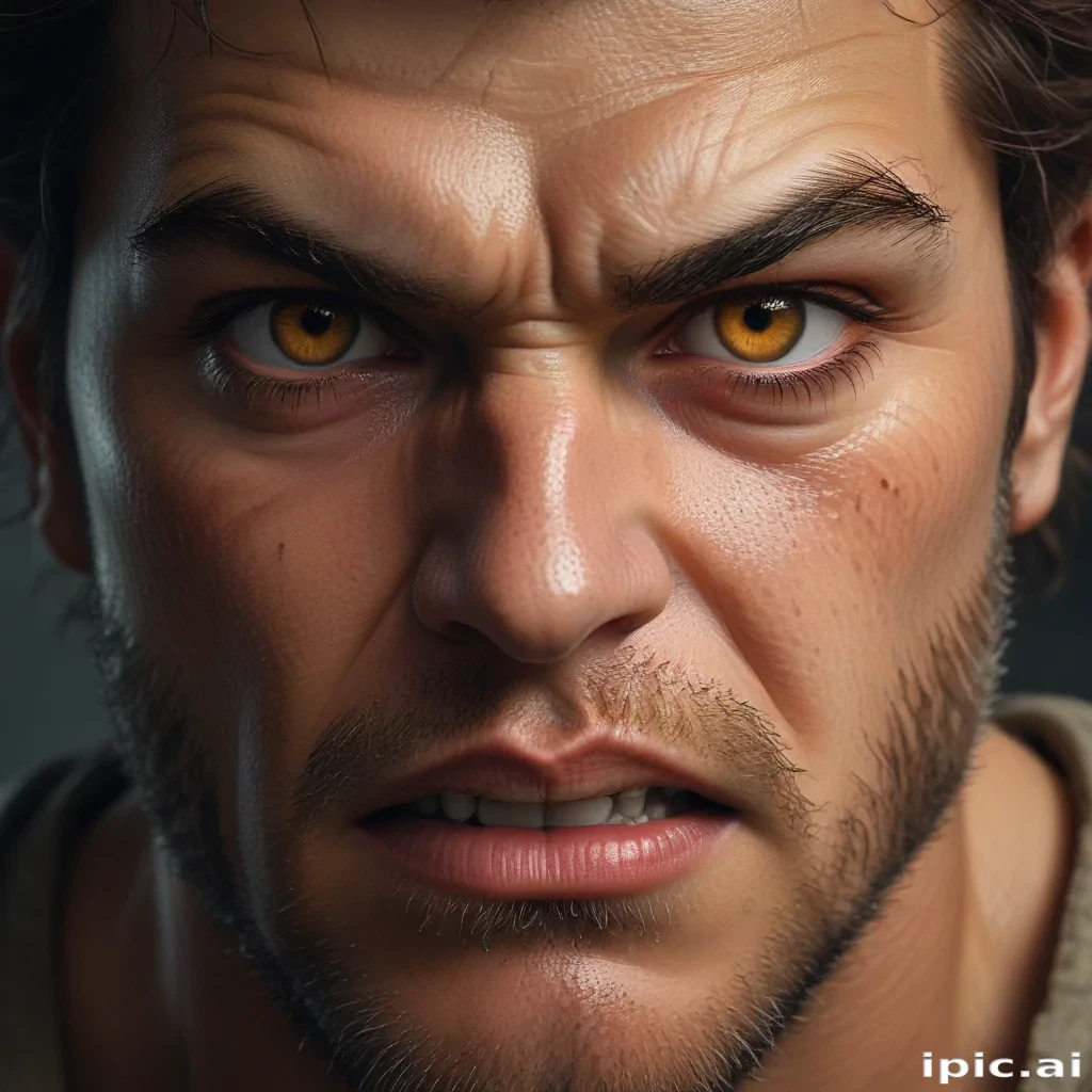 angry face