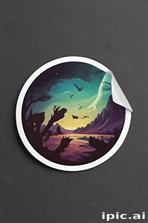 sticker mockup