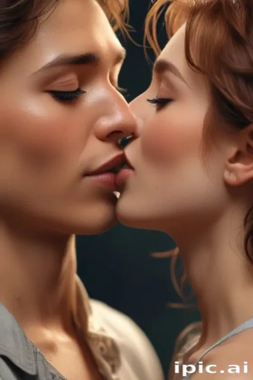 kissing png