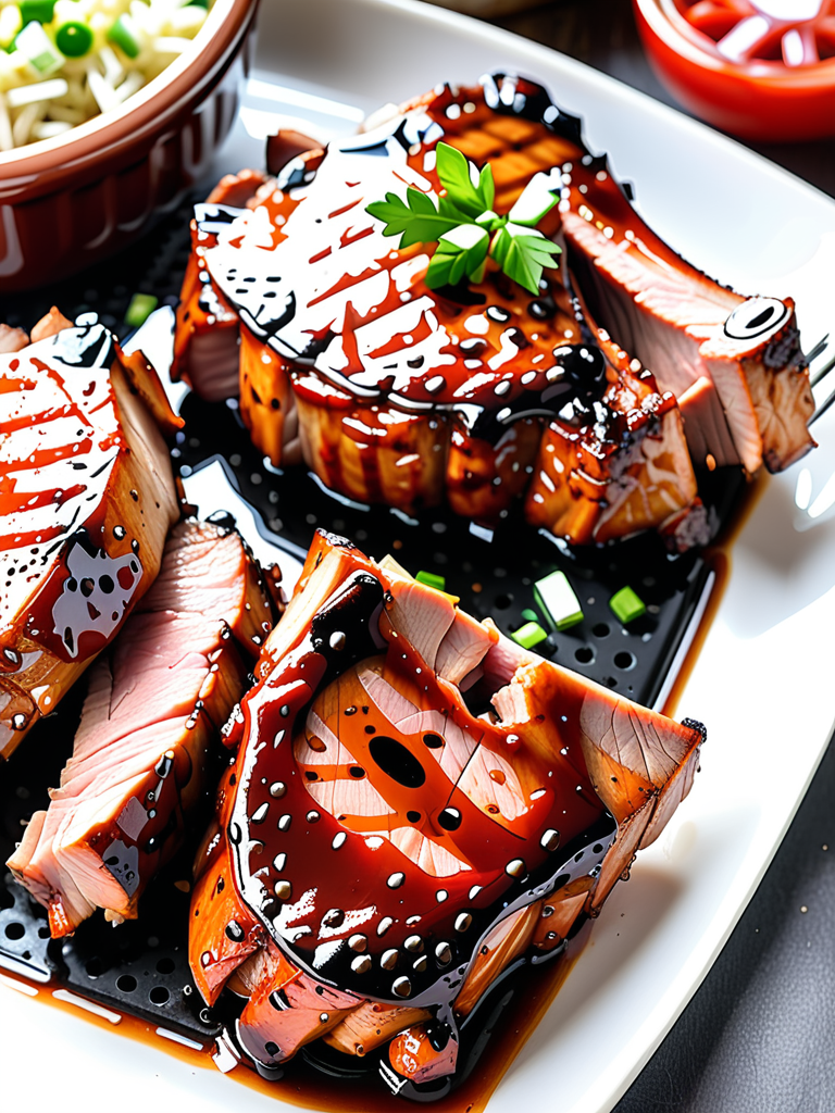 air fryer bbq pork chops