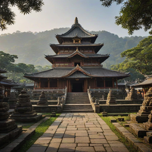 temple background