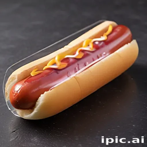 transparent hot dog