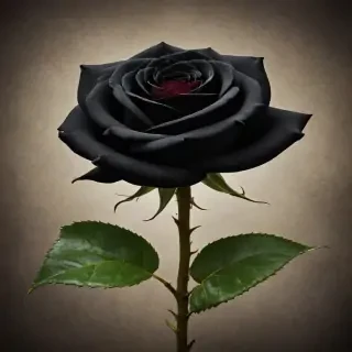 black rose photo