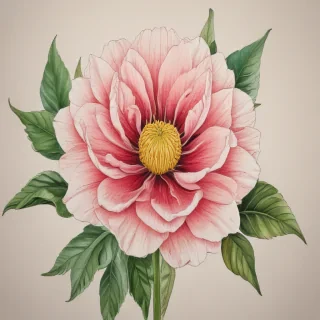flower color drawings