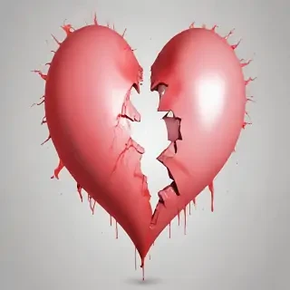broken heart transparent