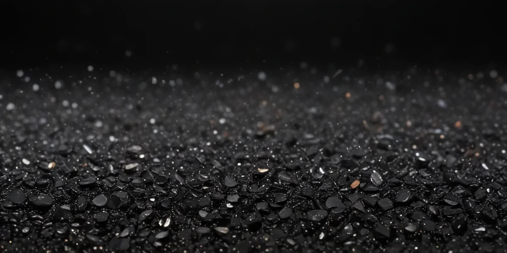 black background glitter