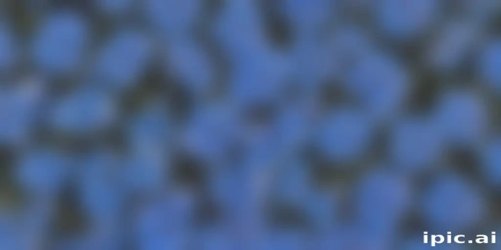 blue flowers aesthetic