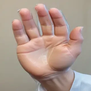 transparent prayer hand