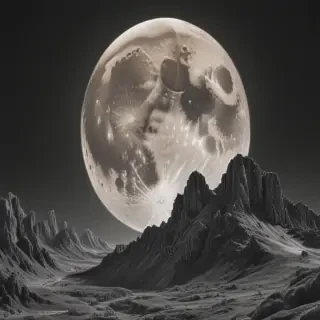 moon pic drawing