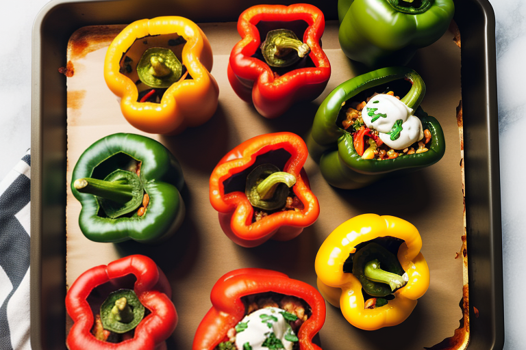 what to eat with stuffed peppers