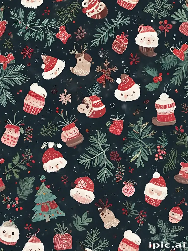 christmas background cute