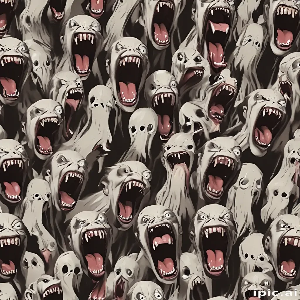 screaming background