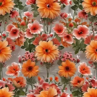 flowers clear background