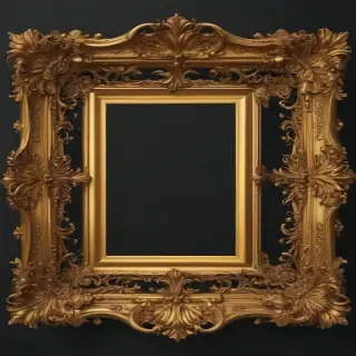 gold frame png transparent