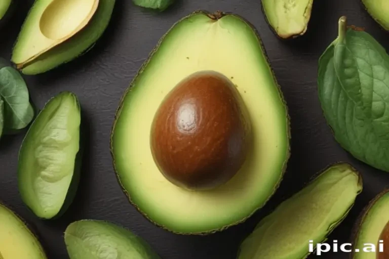 avocado drawing