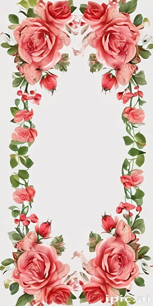 rose border png