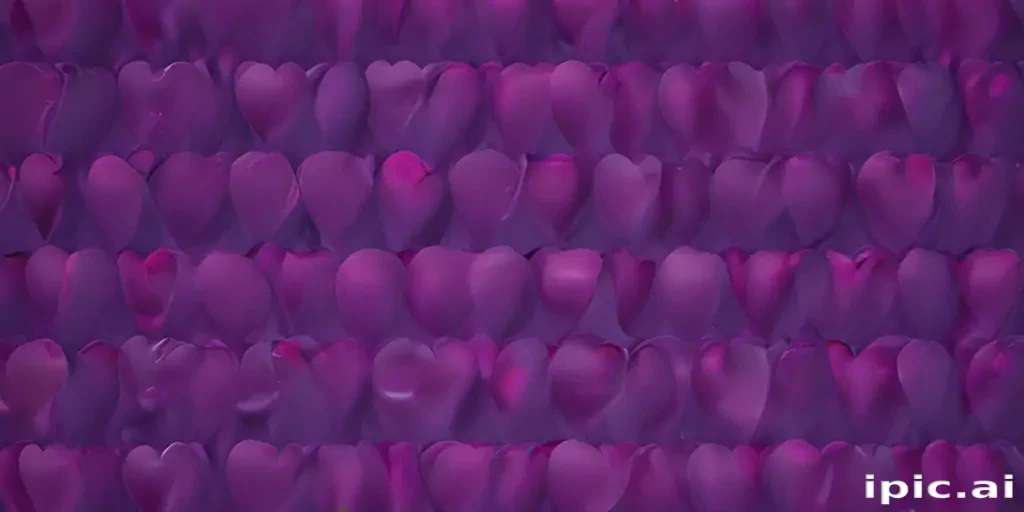 purple heart pattern wallpaper