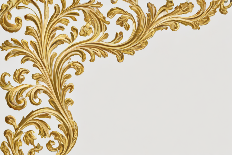 transparent background gold border